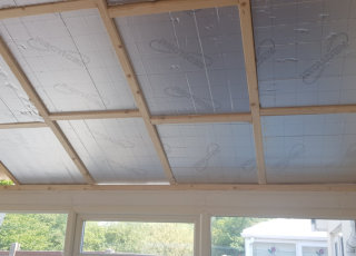 insulated solid roof on conservatory